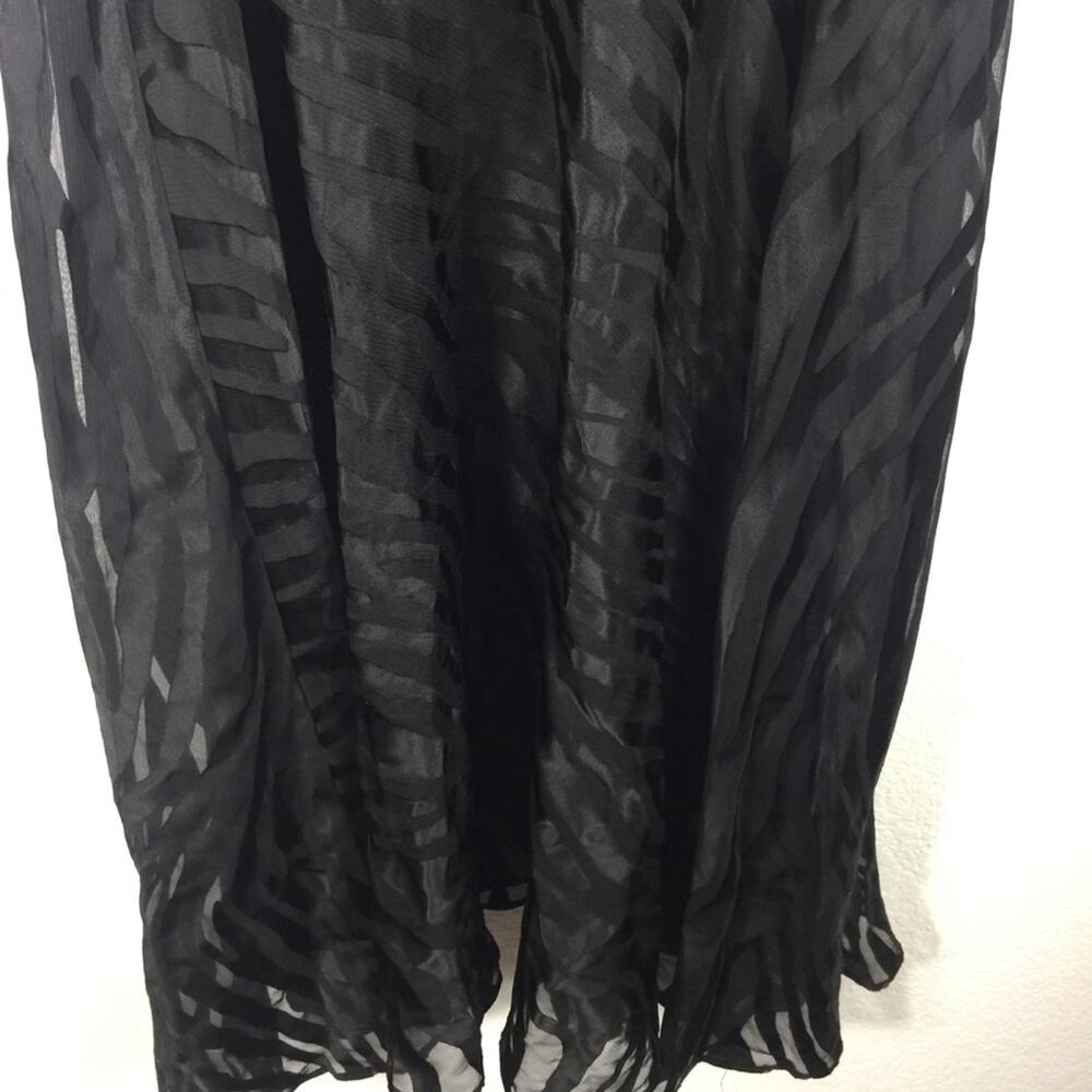 NWT Anthropologie Hutch Jac Maxi Dress Size 0 Black Zebra Burnout Whimsigoth - Picture 10 of 15